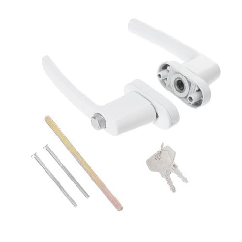 DECOMELODY Abschließbarer Starker Dicker Zwei End Hebelgriff mit Robustem Schloss und Separaten Schlüsseln Tür und Fenstergriff aus Kunststoffstahl Einfache Montage Sicherer DECOMELODY Abschließbarer Starker Dicker Zwei End Hebelgriff mit Robustem Schloss und Separaten Schlüsseln Tür und Fenstergriff aus Kunststoffstahl Einfache Montage Sicherer von DECOMELODY