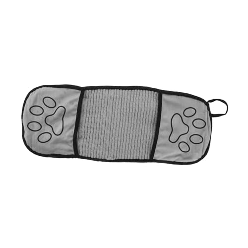 DECOMELODY Absorbierende Mikrofaser Haustierhandtücher mit Taschen Schnelltrocknendes Chenille Badetuch für Welpen Katzen Kleine bis Große Hunde Sanftes Hautfreundliches Trocken und von DECOMELODY