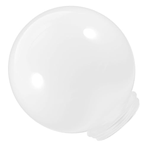 DECOMELODY Acryl Lampenschirm Kugel Øcm Outdoor Lamp Globe Ersatz Lampenschirm Rund Lampenabdeckung für Garten Terrasse Wandlampe von DECOMELODY