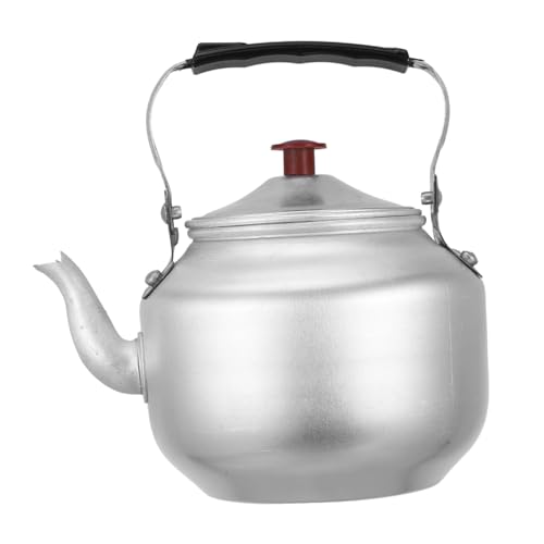 DECOMELODY Aluminium Wasserkocher mit Siebeinsatz Retro Teekessel für Zuhause und Camping Robuster Bruchsicherer Wasserkessel mit Ausguss Praktischer Aluminium Wasserbehälter für Tee und DECOMELODY Aluminium Wasserkocher mit Siebeinsatz Retro Teekessel für Zuhause und Camping Robuster Bruchsicherer Wasserkessel mit Ausguss Praktischer Aluminium Wasserbehälter für Tee und von DECOMELODY