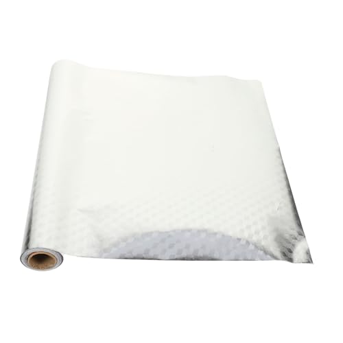 DECOMELODY Aluminiumfolie Küchenwandfolie Hitzebeständig Selbstklebend Küchenwanddekor Rückwandfolie Schutzfolie für Küchenschränke und Fliesen von DECOMELODY