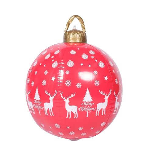 DECOMELODY Aufblasbare Weihnachtskugel Deko Groß Rot PVC Outdoor Hängend Garten Party Christbaumkugeln Weihnachtsbaumkugeln Weihnachtsdeko DECOMELODY Aufblasbare Weihnachtskugel Deko Groß Rot PVC Outdoor Hängend Garten Party Christbaumkugeln Weihnachtsbaumkugeln Weihnachtsdeko von DECOMELODY