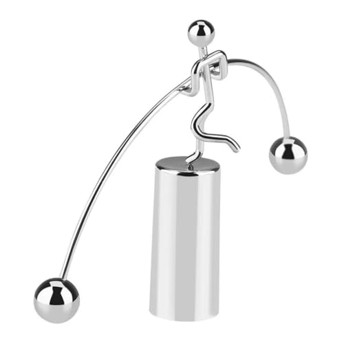 DECOMELODY Balance Zylinder Schwingfigur aus Metall Wackelndes Tumbler Mann Ornament mit Gewichtheber Design Stabile Basis Kreative Tischdekoration für Büro Wohnzimmer Party Geschenkidee DECOMELODY Balance Zylinder Schwingfigur aus Metall Wackelndes Tumbler Mann Ornament mit Gewichtheber Design Stabile Basis Kreative Tischdekoration für Büro Wohnzimmer Party Geschenkidee von DECOMELODY