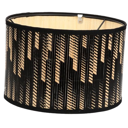 DECOMELODY Bamboo Lamp Shade mit Geometrischem Druck Dekorativer Lampenschirm für Hängelampe Installieren für Wohn und Schlafzimmer Stilvolle Beleuchtung für Zuhause und Hotels DECOMELODY Bamboo Lamp Shade mit Geometrischem Druck Dekorativer Lampenschirm für Hängelampe Installieren für Wohn und Schlafzimmer Stilvolle Beleuchtung für Zuhause und Hotels von DECOMELODY