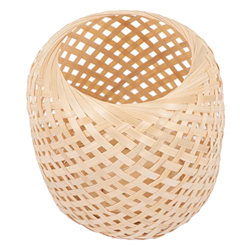 DECOMELODY Bamboo Lampenschirm Handgefertigt Gewebter Lampenschirm Naturmaterial für Wohnzimmer Schlafzimmer und Büro Dekorativer Hängelampen Schutz für Angenehme DECOMELODY Bamboo Lampenschirm Handgefertigt Gewebter Lampenschirm Naturmaterial für Wohnzimmer Schlafzimmer und Büro Dekorativer Hängelampen Schutz für Angenehme von DECOMELODY