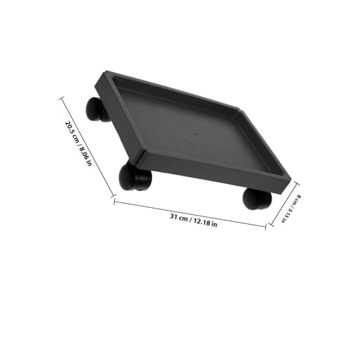 DECOMELODY Bewegliches Pflanzentablett mit Rädern Stabilem Kunststoff Rechteckiger Pflanztopf untersetzer Mobiler Blumenständer für Große Schwere Blumentöpfe Vielseitig für Innen DECOMELODY Bewegliches Pflanzentablett mit Rädern Stabilem Kunststoff Rechteckiger Pflanztopf untersetzer Mobiler Blumenständer für Große Schwere Blumentöpfe Vielseitig für Innen von DECOMELODY