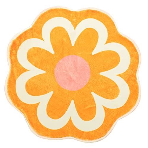 DECOMELODY Blumenförmiger Rutsch Teppich aus Waschbarer Eingangs und Badezimmerteppich rutschfeste Bodenmatte für Wohnzimmer Schlafzimmer und Flur Dekorative Blütenteppichmatte DECOMELODY Blumenförmiger Rutsch Teppich aus Waschbarer Eingangs und Badezimmerteppich rutschfeste Bodenmatte für Wohnzimmer Schlafzimmer und Flur Dekorative Blütenteppichmatte von DECOMELODY