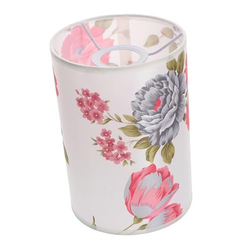 DECOMELODY Blumenmuster Lampenschirm Stoff Hochwertiger Lampenschirm für Tischlampen Durchmesser für Schlafzimmer Wohnzimmer und Cafés DECOMELODY Blumenmuster Lampenschirm Stoff Hochwertiger Lampenschirm für Tischlampen Durchmesser für Schlafzimmer Wohnzimmer und Cafés von DECOMELODY