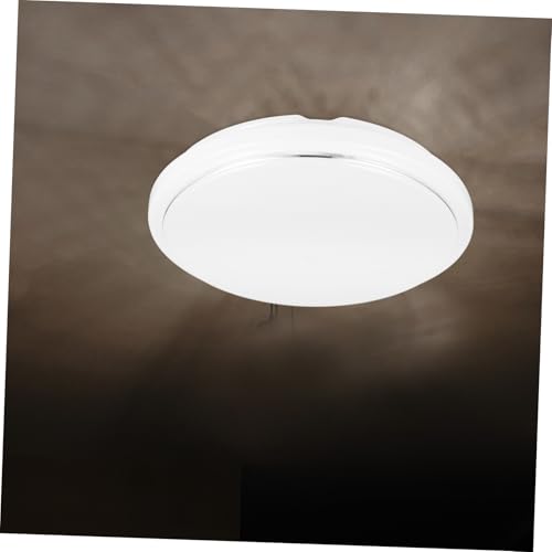 DECOMELODY Deckenlampenschirm Rund Minimalistischer Lampenschirm Strapazierfähig und Formstabil Einfache Befestigung Geeignet für Schlafzimmer Balkon Küche Bad Universeller von DECOMELODY