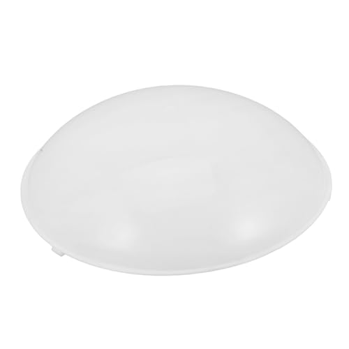 DECOMELODY Deckenleuchte Lampenschirm Ersatzschirm für Notfallleuchte Flammhemmendes Material Einfache Montage Platzsparend Weiches Licht für Schlafzimmer und Wohnraum von DECOMELODY