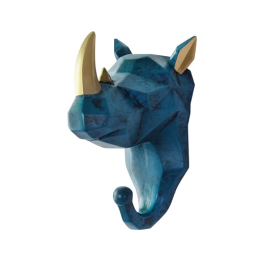 DECOMELODY Dekorativer Blauer Tierförmiger Wandhaken aus Robustem Resin Kreativer Kleider Schlüsselhalter für Flur Wohnzimmer und Badezimmer Einfach zu Montieren ohne Bohren DECOMELODY Dekorativer Blauer Tierförmiger Wandhaken aus Robustem Resin Kreativer Kleider Schlüsselhalter für Flur Wohnzimmer und Badezimmer Einfach zu Montieren ohne Bohren von DECOMELODY