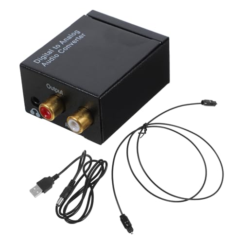 DECOMELODY Digital zu Analog Audio mit USB Stromversorgung und Optischem Kabel Unterstützt Khz für Heimkino und Audioanlagen DECOMELODY Digital zu Analog Audio mit USB Stromversorgung und Optischem Kabel Unterstützt Khz für Heimkino und Audioanlagen von DECOMELODY