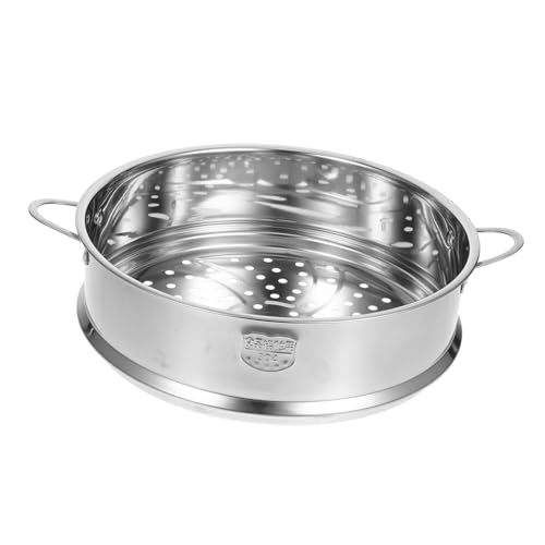 DECOMELODY Edelstahl Dämpfeinsatz mit Griffen Vielseitiger Dampfgarer Korb für Reis Eier Gemüse Dim Sum Kompatibel mit Reiskochern und Dampftöpfen Langlebig und Praktisch für Küche DECOMELODY Edelstahl Dämpfeinsatz mit Griffen Vielseitiger Dampfgarer Korb für Reis Eier Gemüse Dim Sum Kompatibel mit Reiskochern und Dampftöpfen Langlebig und Praktisch für Küche von DECOMELODY