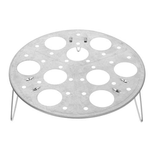 DECOMELODY Edelstahl Dampfgarer Eierhalter Stabiler Mehrfunktionaler Dämpfeinsatz mit Erhöhtem Design für Schonendes Dünsten Leicht zu Reinigen für Vielseitiges Kochen im Topf von DECOMELODY