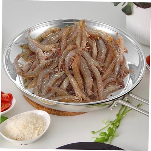 DECOMELODY Edelstahl Dampfgarer Steamer Kochgeschirr Mehrzweck Dämpfeinsatz für Gemüse Fisch Fleisch Tofu Spülmaschinenfest Einfach zu Reinigen Passend für Wok von DECOMELODY