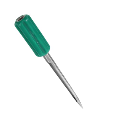 DECOMELODY Edelstahl Getreideprobenehmer mit Ergonomischem Kunststoffgriff Langlebiger Maisprobenehmer für Mais Weizen Reis Stabiles Material Präzise Landwirtschafts Bodensonde von DECOMELODY