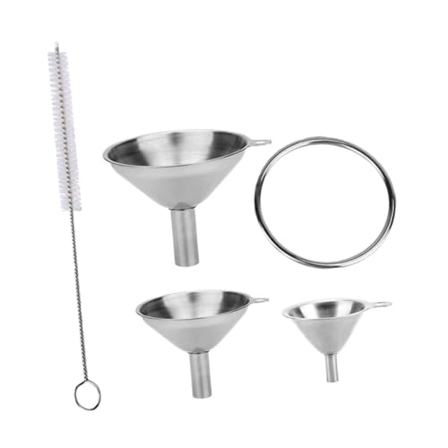 DECOMELODY Edelstahl Küchenhelfer Trichter Teilig Öl und Weintrichter Rostfrei Leicht Reinigen Großer Mund für Flaschen Gläser Töpfe für Flüssigkeiten und DECOMELODY Edelstahl Küchenhelfer Trichter Teilig Öl und Weintrichter Rostfrei Leicht Reinigen Großer Mund für Flaschen Gläser Töpfe für Flüssigkeiten und von DECOMELODY