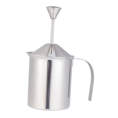DECOMELODY Edelstahl Milchaufschäumer mit Doppeltem Filtersieb Manuell Milchschäumer für Cremigen Milchschaum Kaffeezubehör Langlebig Hitzebeständig für Zuhause DECOMELODY Edelstahl Milchaufschäumer mit Doppeltem Filtersieb Manuell Milchschäumer für Cremigen Milchschaum Kaffeezubehör Langlebig Hitzebeständig für Zuhause von DECOMELODY