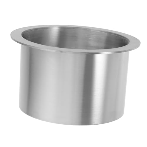 DECOMELODY Edelstahl Mülltonnen Deckel Rund Klein für Tisch und Arbeitsplatten Mülleimer Rostfrei Robust und Einfach zu Reinigen Kompatibel für Kleine Abfalleimer Stilvolles Design für Büro DECOMELODY Edelstahl Mülltonnen Deckel Rund Klein für Tisch und Arbeitsplatten Mülleimer Rostfrei Robust und Einfach zu Reinigen Kompatibel für Kleine Abfalleimer Stilvolles Design für Büro von DECOMELODY