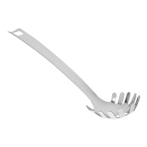DECOMELODY Edelstahl Nudelservierlöffel mit Abtropffunktion Hitzebeständig Langlebig und Leicht Multifunktionaler Küchenhelfer für Pasta und Spaghetti Platzsparend und Einfach zu Lagern DECOMELODY Edelstahl Nudelservierlöffel mit Abtropffunktion Hitzebeständig Langlebig und Leicht Multifunktionaler Küchenhelfer für Pasta und Spaghetti Platzsparend und Einfach zu Lagern von DECOMELODY