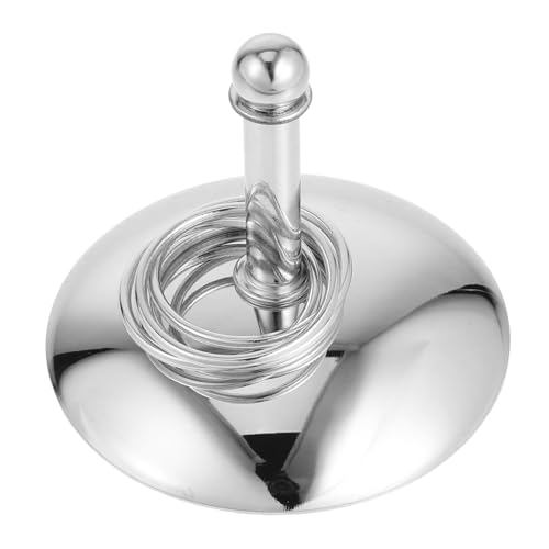 DECOMELODY Edelstahl Papagei Trainingsspielzeug mit Stapelringen Interaktives Tischspiel für Wellensittiche Nymphensittiche und Sittiche Langlebig Sicher Fördert Geistige Entwicklung und von DECOMELODY