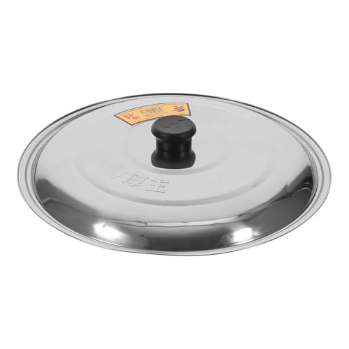 DECOMELODY Edelstahl Topfdeckel Rund Einsetzbar Robust Leicht Passend für Haushaltskochtöpfe Wok Pfannen Vielseitiger Deckel Einfach zu Reinigen Langlebig DECOMELODY Edelstahl Topfdeckel Rund Einsetzbar Robust Leicht Passend für Haushaltskochtöpfe Wok Pfannen Vielseitiger Deckel Einfach zu Reinigen Langlebig von DECOMELODY