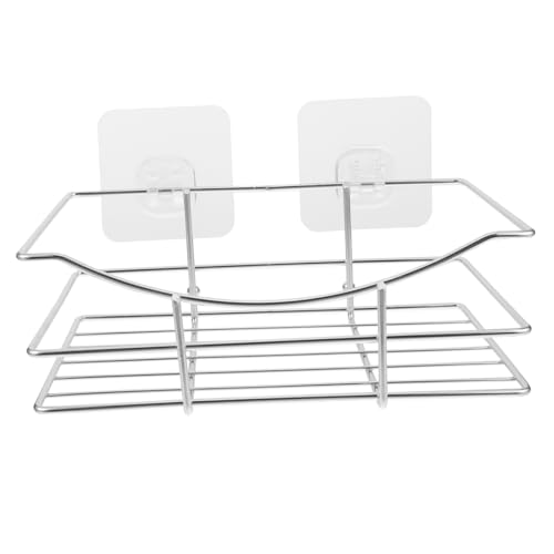 DECOMELODY Edelstahl Wandregal mit Robuster Klebefläche Rostfrei Selbstklebend für Badezimmer Küche Toilette Platzsparend für Fliesen Feuchtigkeitsbeständig Einfacher Zufällige Farbe DECOMELODY Edelstahl Wandregal mit Robuster Klebefläche Rostfrei Selbstklebend für Badezimmer Küche Toilette Platzsparend für Fliesen Feuchtigkeitsbeständig Einfacher Zufällige Farbe von DECOMELODY