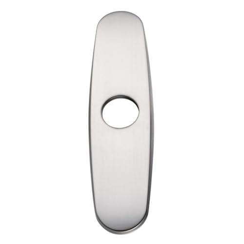 DECOMELODY Edelstahl Wasserhahn Lochabdeckung Spülbecken Abdeckung Rostfrei Dekorative Armaturen Abdeckplatte für Küche und Bad Korrosionsbeständig Anti fingerprint von DECOMELODY