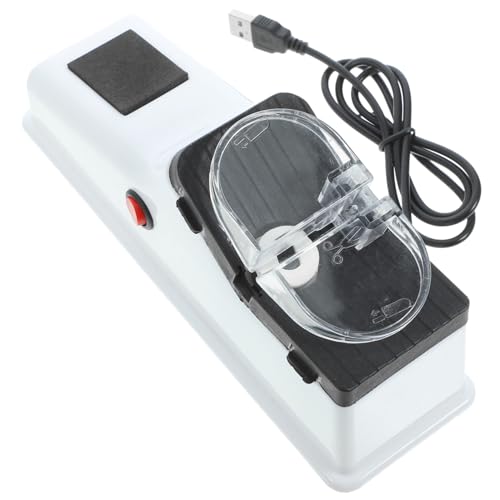 DECOMELODY Elektrischer Messerschärfer USB Betrieben Schnelles Schleifen Praktisches Küchenschärfgerät mit Schutzabdeckung Tragbar Geeignet für Haushaltsmesser und Sicher Zufällige Farbe DECOMELODY Elektrischer Messerschärfer USB Betrieben Schnelles Schleifen Praktisches Küchenschärfgerät mit Schutzabdeckung Tragbar Geeignet für Haushaltsmesser und Sicher Zufällige Farbe von DECOMELODY