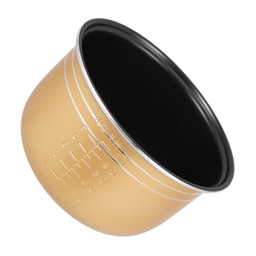 DECOMELODY Elektrischer Reiskocher Innentopf Edelstahl Antihaftbeschichteter Ersatztopf mit Großer Kapazität Vielseitiger Elektrischer Kochtopf für Reis Kuchen Suppe von DECOMELODY