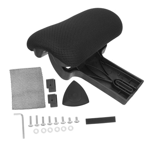 DECOMELODY Ergonomisches Höhenverstellbares Kopfstützenpolster für Bürostühle Kompakt Einfache Schraubmontage Optimaler Nacken Kopfsupport Passend für Schreibtisch Homeoffice stühle von DECOMELODY