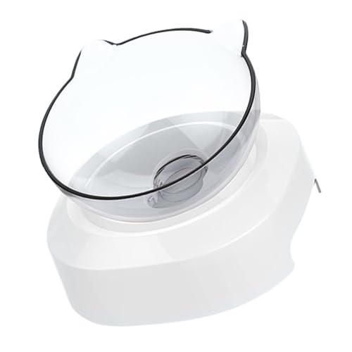 DECOMELODY Erhöhter Haustier Futternapf mit Neigung Schräger Katzennapf und Hundenapf aus Langlebigem Kunststoff Schützt Katzenhals Praktischer Futterbehälter für Komfortables Füttern von DECOMELODY Erhöhter Haustier Futternapf mit Neigung Schräger Katzennapf und Hundenapf aus Langlebigem Kunststoff Schützt Katzenhals Praktischer Futterbehälter für Komfortables Füttern von von DECOMELODY