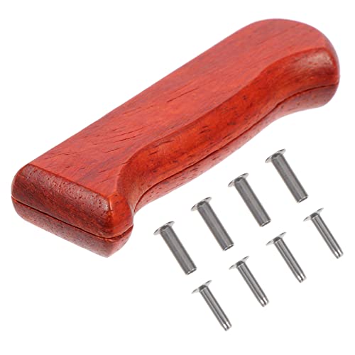 DECOMELODY Ersatzgriff für Küchenmesser aus Natürlichem Holz Ergonomischer Cutter handgriff Robust und Leicht Installieren Langlebiges Zubehör für Messergriff Austausch von DECOMELODY