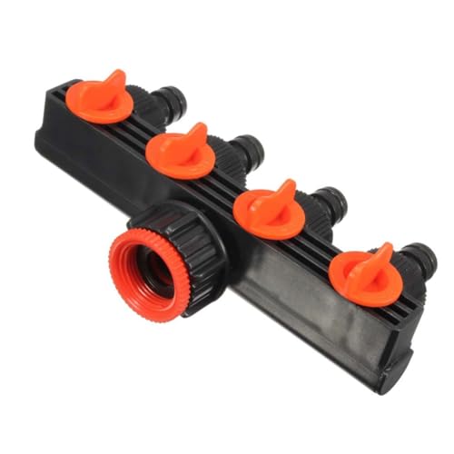DECOMELODY Fach Wasserverteiler Kunststoff Schlauchanschluss mit Ergonomischen Vierteldreh Ventilen Schnellkupplung für Gartenbewässerung Kompatibel mit Gartenschläuchen Hochdruckreinigern DECOMELODY Fach Wasserverteiler Kunststoff Schlauchanschluss mit Ergonomischen Vierteldreh Ventilen Schnellkupplung für Gartenbewässerung Kompatibel mit Gartenschläuchen Hochdruckreinigern von DECOMELODY