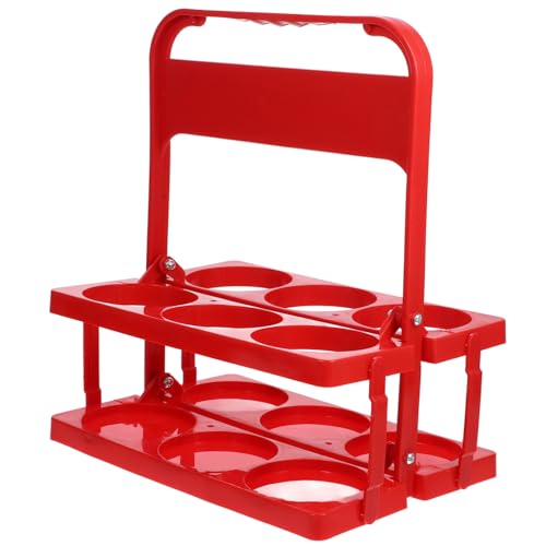 DECOMELODY Faltbarer Kunststoff Bierkorb Flaschenhalter Leicht und Kompakt Praktischer Bieraufbewahrungskorb Tragbar für Getränkeaufbewahrung und Outdoor Einsatz Wiederverwendbar von DECOMELODY