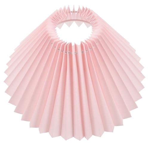 DECOMELODY Faltbarer Langlebiger Lampenschirm in Rosa Vielseitiger Stofflampenschirm für Tisch Steh Wandleuchten Einfache Montage Stilvolle Dekoration für Schlafzimmer und Wohnzimmer DECOMELODY Faltbarer Langlebiger Lampenschirm in Rosa Vielseitiger Stofflampenschirm für Tisch Steh Wandleuchten Einfache Montage Stilvolle Dekoration für Schlafzimmer und Wohnzimmer von DECOMELODY