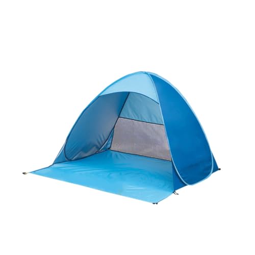 DECOMELODY Faltbares Strandzelt Automatisches Pop Up Sonnenschutz Zelt für Camping Wasserdichtes und UV Beständiges Design Blau für Strand und Outdoor Aktivitäten DECOMELODY Faltbares Strandzelt Automatisches Pop Up Sonnenschutz Zelt für Camping Wasserdichtes und UV Beständiges Design Blau für Strand und Outdoor Aktivitäten von DECOMELODY