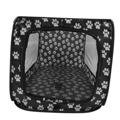 DECOMELODY Faltbares Tragbares Haustierzelt aus Strapazierfähigem Oxford Atmungsaktiv und Wetterfest als Schlaf und Spielplatz für Kleine Hunde und Katzen Drinnen und Draußen von DECOMELODY