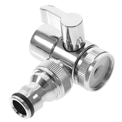 DECOMELODY Faucet Adapter mit Anschluss Wasserhahn Verteiler für Waschmaschine und Geschirrspüler Langlebiger Wasserleitung Splitter mit Innengewinde für Spüle und Küchenschläuche von DECOMELODY