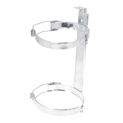 DECOMELODY Feuerlöscher Halterung aus Robustem Eisen für Wandmontage Glatte Oberfläche Praktische Befestigung für Trockenpulverlöscher Sicherer Wandhaken für Zuhause und Gewerbe von DECOMELODY