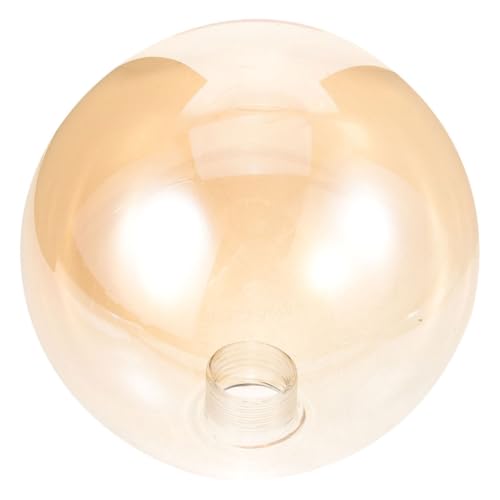 DECOMELODY Glas Lampenschirm Ersatz für Pendelleuchte Dekorative Runde Hängelampe Warmes Licht Passend für Deckenlampen Stilvolle Glasabdeckung von DECOMELODY