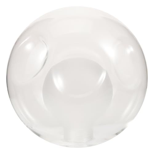 DECOMELODY Glas Lampenschirm Fassung Ersatz Lampenschirm Dekorativer Glaskugel für Wohnzimmer Flur Hängelampe Einfach zu Reinigen und Langlebig von DECOMELODY