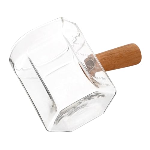 DECOMELODY Glas messbecher mit Holzgriff Transparent Klarer Espresso milchkanne Kaffeemengen Präzise Abmessen für Espresso zubereitung und Milchaufschäumen Zufällige Farbe Zufällige Farbe DECOMELODY Glas messbecher mit Holzgriff Transparent Klarer Espresso milchkanne Kaffeemengen Präzise Abmessen für Espresso zubereitung und Milchaufschäumen Zufällige Farbe Zufällige Farbe von DECOMELODY