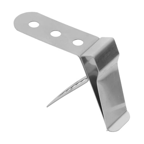 DECOMELODY Grill Thermometer Sondenclip aus Lebensmittelechtem Edelstahl Robuster Fleischthermometer Halter mit Starkem Griff für Präzise Temperaturmessung Beim Kochen und Bbq von DECOMELODY