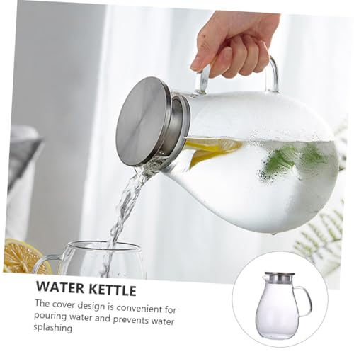 DECOMELODY Große Wasserkaraffe Wasserkanne Praktischer Getränkekrug für Saft und Kalte Getränke mit Ergonomischem Griff für Familie und Gäste DECOMELODY Große Wasserkaraffe Wasserkanne Praktischer Getränkekrug für Saft und Kalte Getränke mit Ergonomischem Griff für Familie und Gäste von DECOMELODY