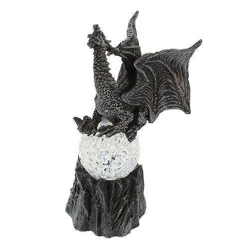 DECOMELODY Halloween Drachenfigur mit Leuchtendem Drachenei Kompakte Resin Skulptur Kleine Tierfigur als Dekoratives für Tisch Regal und Heimdekoration DECOMELODY Halloween Drachenfigur mit Leuchtendem Drachenei Kompakte Resin Skulptur Kleine Tierfigur als Dekoratives für Tisch Regal und Heimdekoration von DECOMELODY
