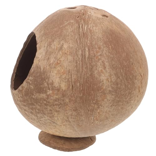 DECOMELODY Hamster Versteck aus Kokosnussschale Langlebiges Kleintierhaus Natürliches Kauspielzeug Sicher und Geruchsfrei Geeignet für Meerschweinchen Chinchillas und Kleine Haustiere DECOMELODY Hamster Versteck aus Kokosnussschale Langlebiges Kleintierhaus Natürliches Kauspielzeug Sicher und Geruchsfrei Geeignet für Meerschweinchen Chinchillas und Kleine Haustiere von DECOMELODY