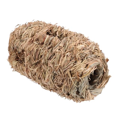 DECOMELODY Hamster Versteck aus Naturstroh Kleiner Tunnel für Hamster und Kleintiere Sicheres zur Stressreduktion Erkunden für Nestbau und Versteckmöglichkeiten DECOMELODY Hamster Versteck aus Naturstroh Kleiner Tunnel für Hamster und Kleintiere Sicheres zur Stressreduktion Erkunden für Nestbau und Versteckmöglichkeiten von DECOMELODY