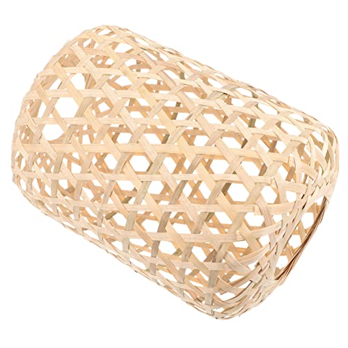 DECOMELODY Handgefertigter Lampenschirm Deckenleuchte Geflochtene Lampe Raum Dekor Weich Lichtdiffusor Für Esszimmer Schlafzimmer Wohnzimmer von DECOMELODY