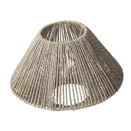 DECOMELODY Handgefertigter Rustikaler Decken lampenschirm aus Gewebtem Grasseil Vintage Pendelleuchte Abdeckung Kreativer Warmer Lampenschirm für Landhausstil und Gemütliche Wohnräume DECOMELODY Handgefertigter Rustikaler Decken lampenschirm aus Gewebtem Grasseil Vintage Pendelleuchte Abdeckung Kreativer Warmer Lampenschirm für Landhausstil und Gemütliche Wohnräume von DECOMELODY
